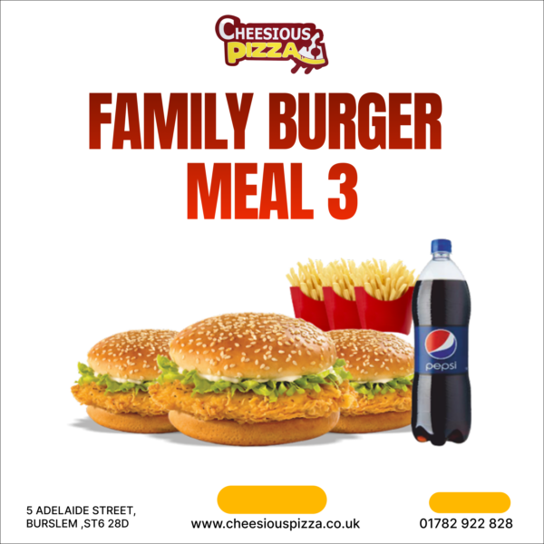 Family Burger Meal 3