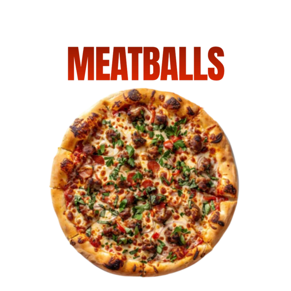 Meatballs Pizza