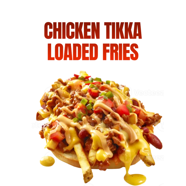 Chicken Tikka Loaded Fries